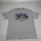 Reebok Super Bowl XXXVI Vintage Shirt in Grau, Größe L, Vorderseite