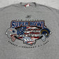 Reebok Super Bowl XXXVI Vintage Shirt in Grau, Größe L, Logo-Closeup