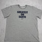Nike Greatest On Earth Vintage T-Shirt in Grau, Größe XXL, Vorderansicht