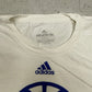 Adidas Kansas Jayhawks Basketball Vintage T-Shirt in Weiß, Größe M, Etikett