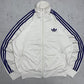 Adidas Originals Firebird Trainingsjacke in Weiß, Größe XL, Vorderansicht