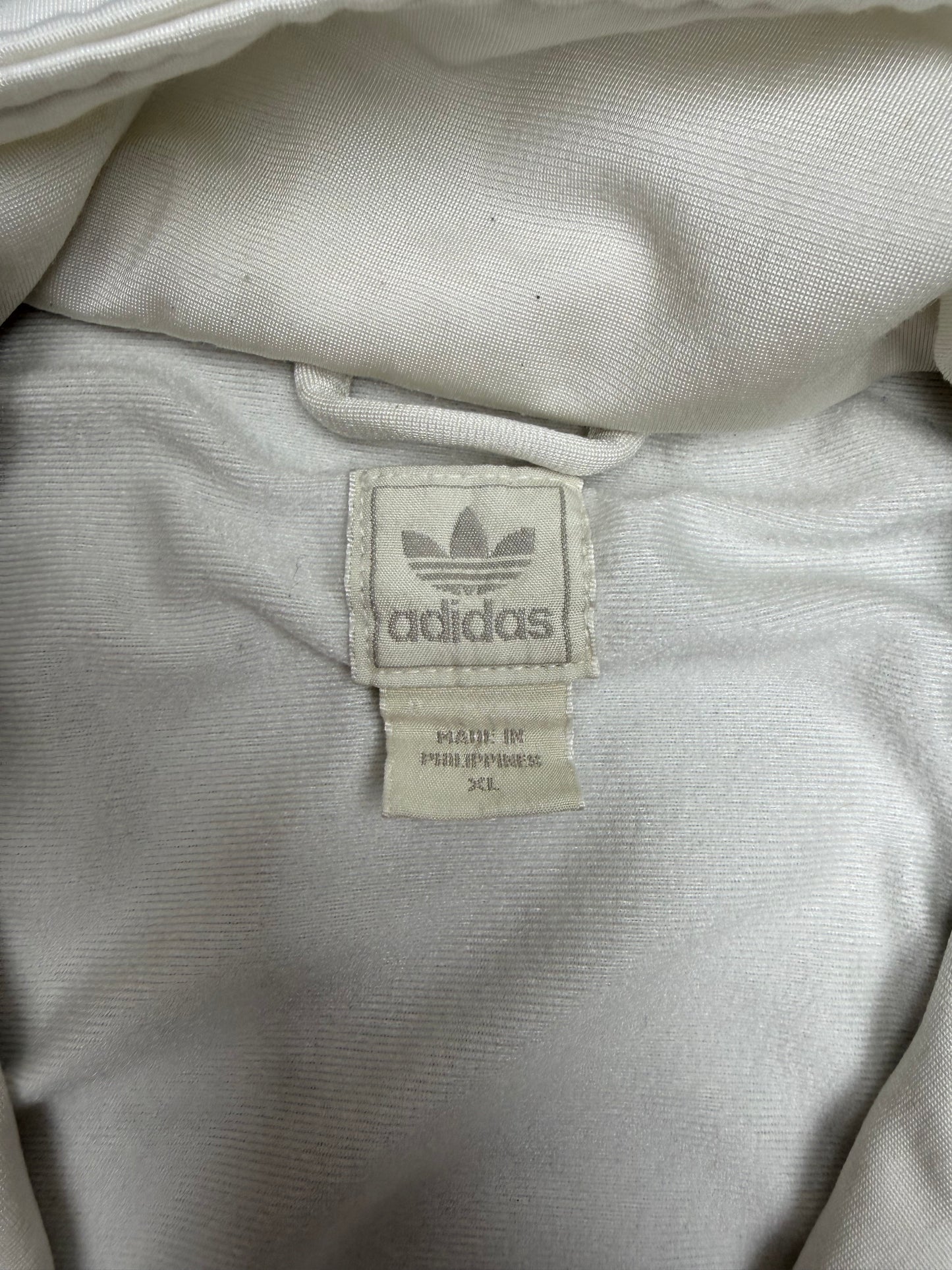 Adidas Originals Firebird Trainingsjacke in Weiß, Größe XL, Etikett