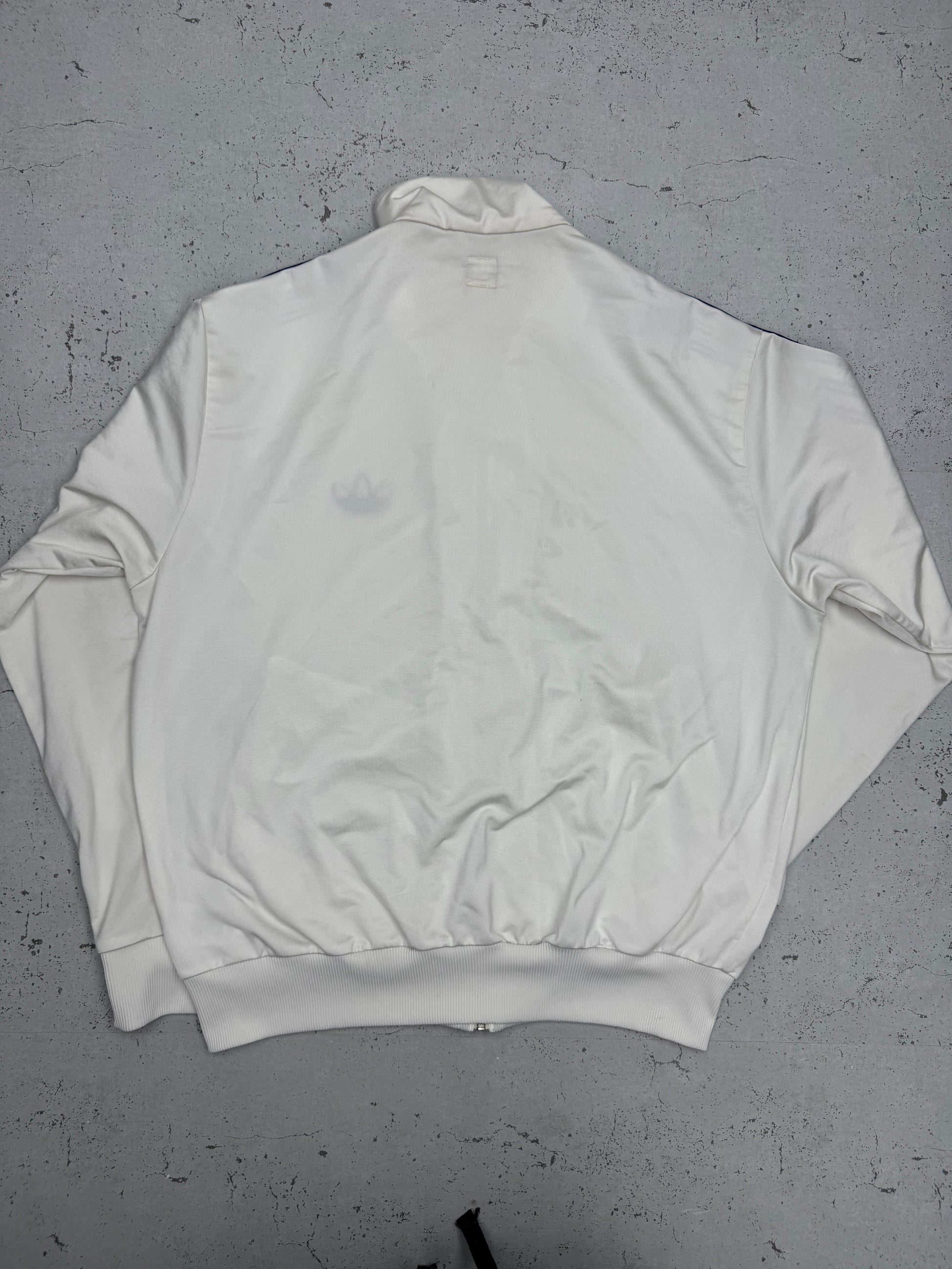 Adidas Originals Firebird Trainingsjacke in Weiß, Größe XL, Rückansicht