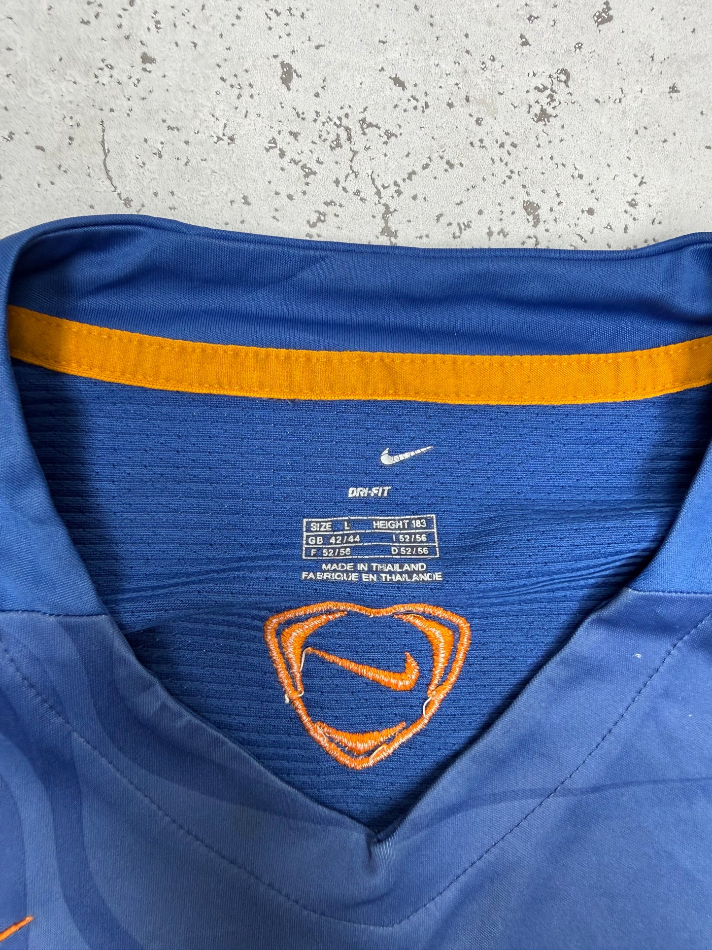 Nike FC Barcelona Vintage Trikot in Blau, Größe L, Etikett