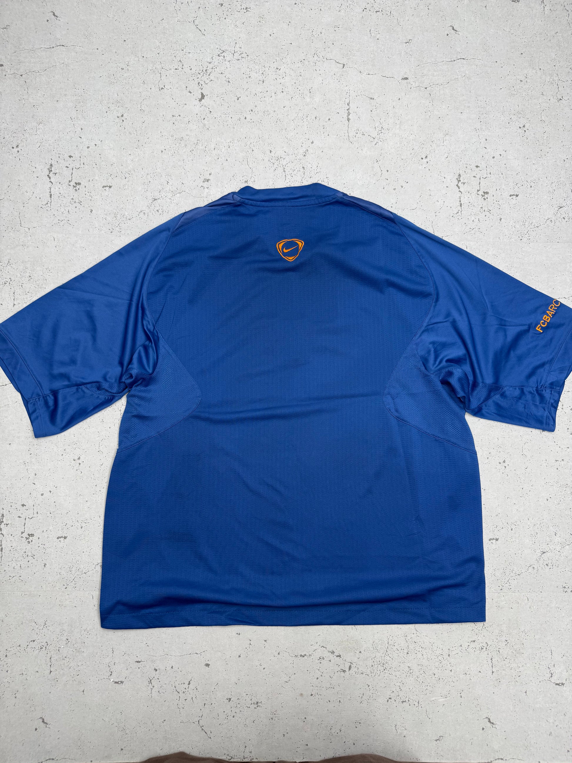 Nike FC Barcelona Vintage Trikot in Blau, Größe L, Rückseite