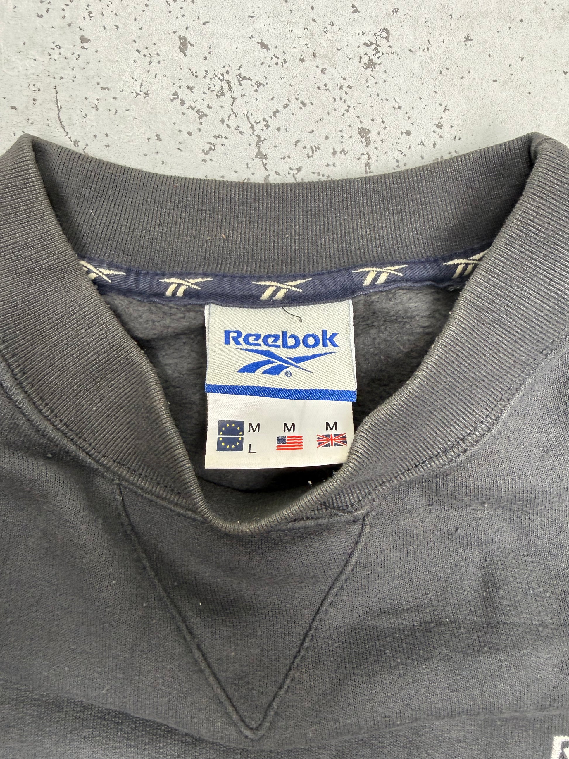 Reebok Vintage Sweatshirt in Anthrazit, Größe M, Etikett