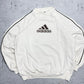 Adidas Vintage Sweatshirt in Weiß, Vorderansicht