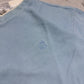 Adidas Real Madrid Vintage Longsleeve in Hellblau, Logo-Closeup
