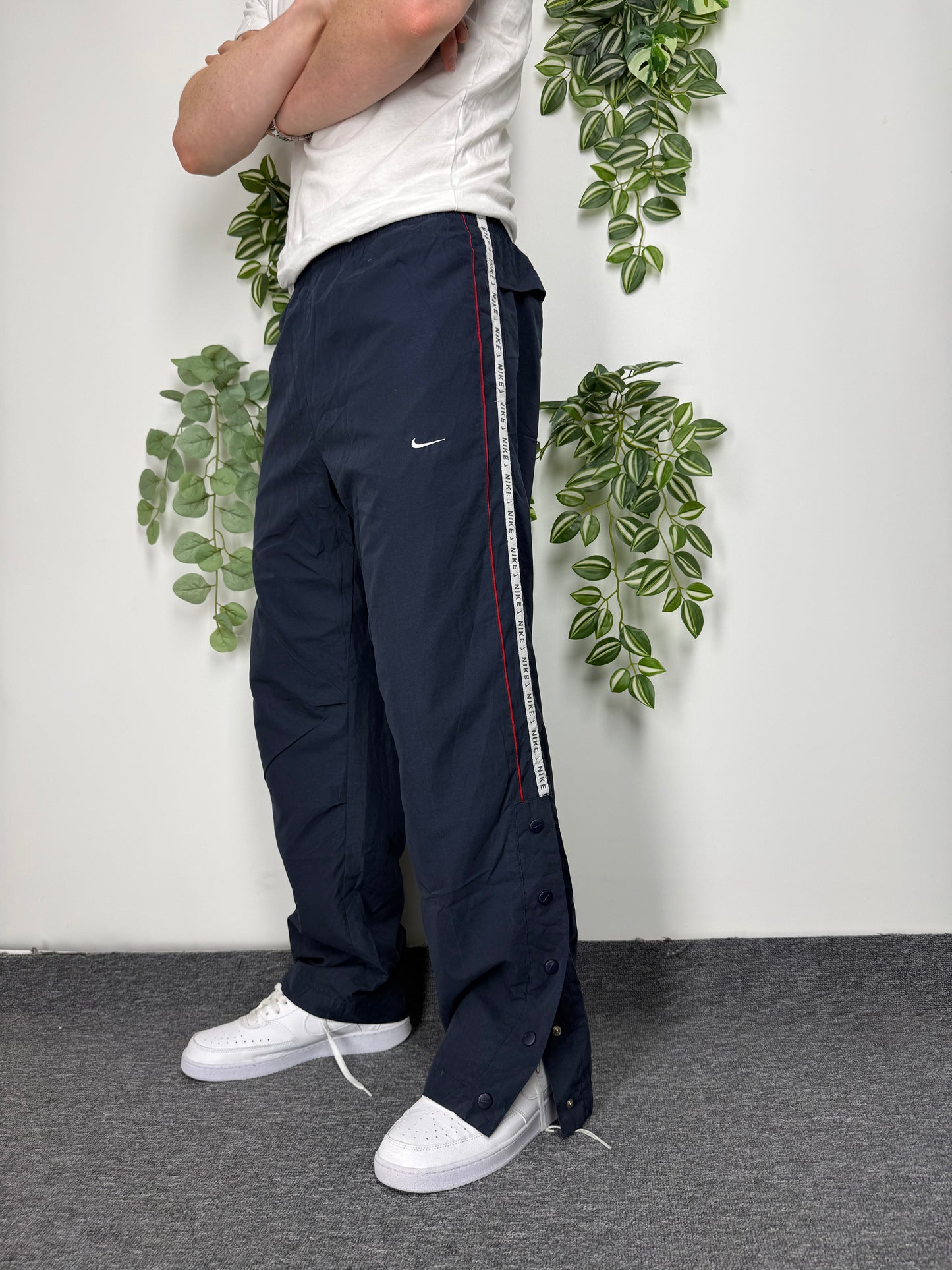 Nike Vintage Trackpants in Navy, Größe M, Fitpic