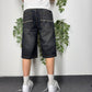 Brooklyn Basement Vintage Jeans-Shorts in Dark Denim, Größe 32, Fitpic