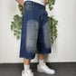 TAAPS Vintage Jeansshorts in Dunkelblau, Fitpic