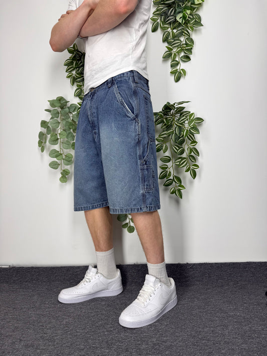 VF Jeanswear Vintage Jeansshorts in Blau, Größe W36, Fitpic
