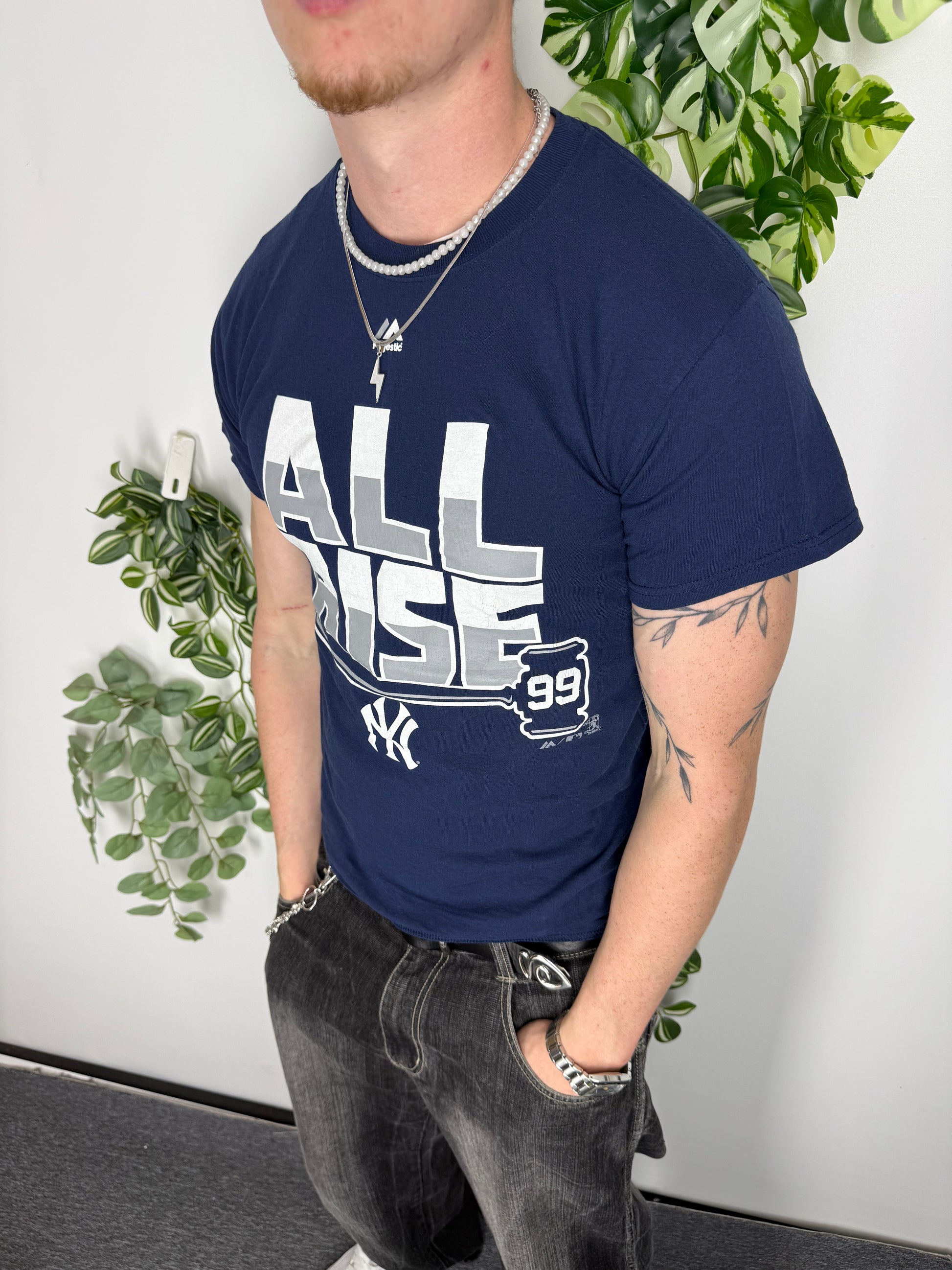 New York Yankees Vintage Shirt in Navy, Größe S, Fitpic