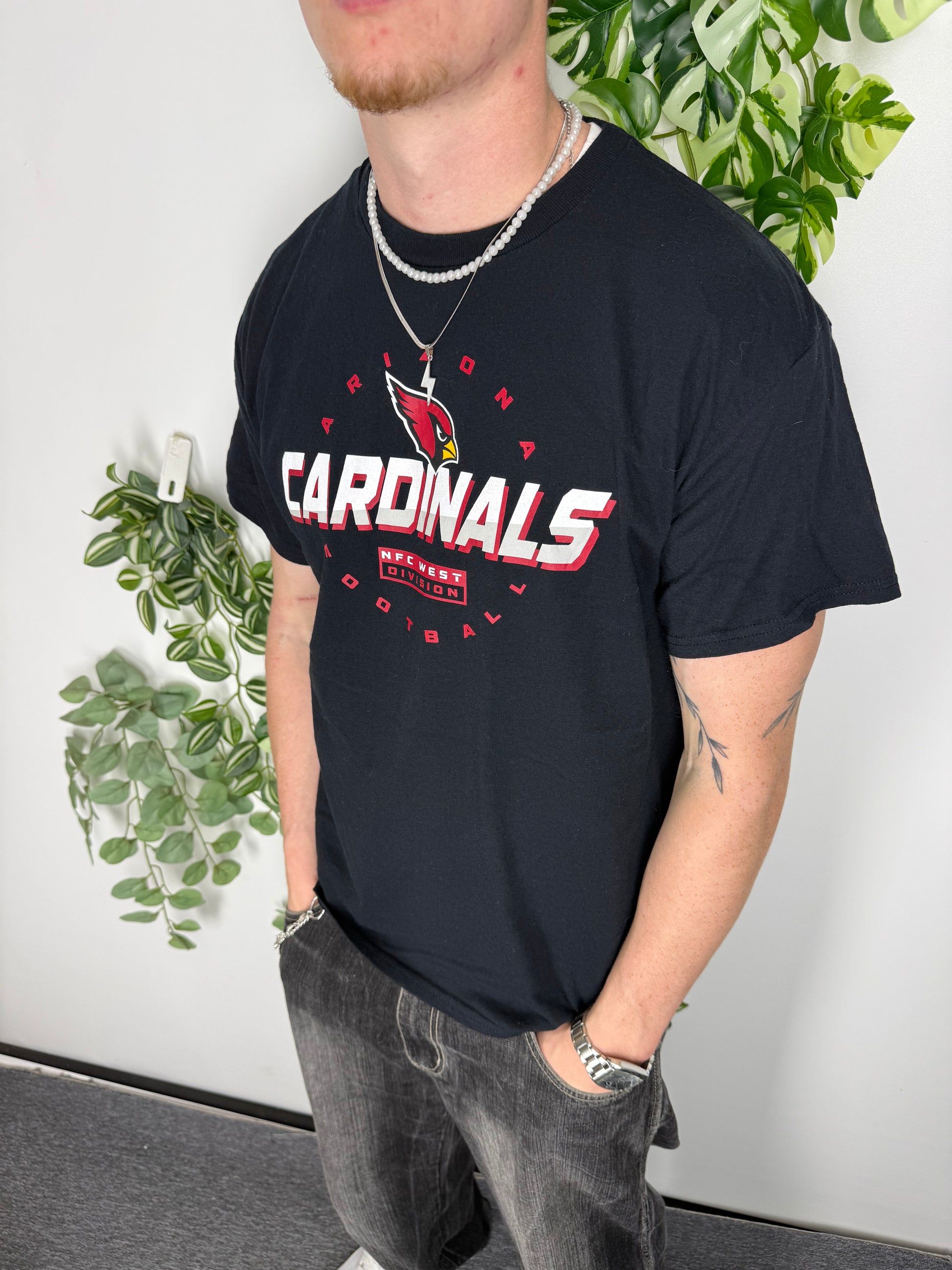 Arizona Cardinals Vintage T-Shirt in Schwarz, Fitpic