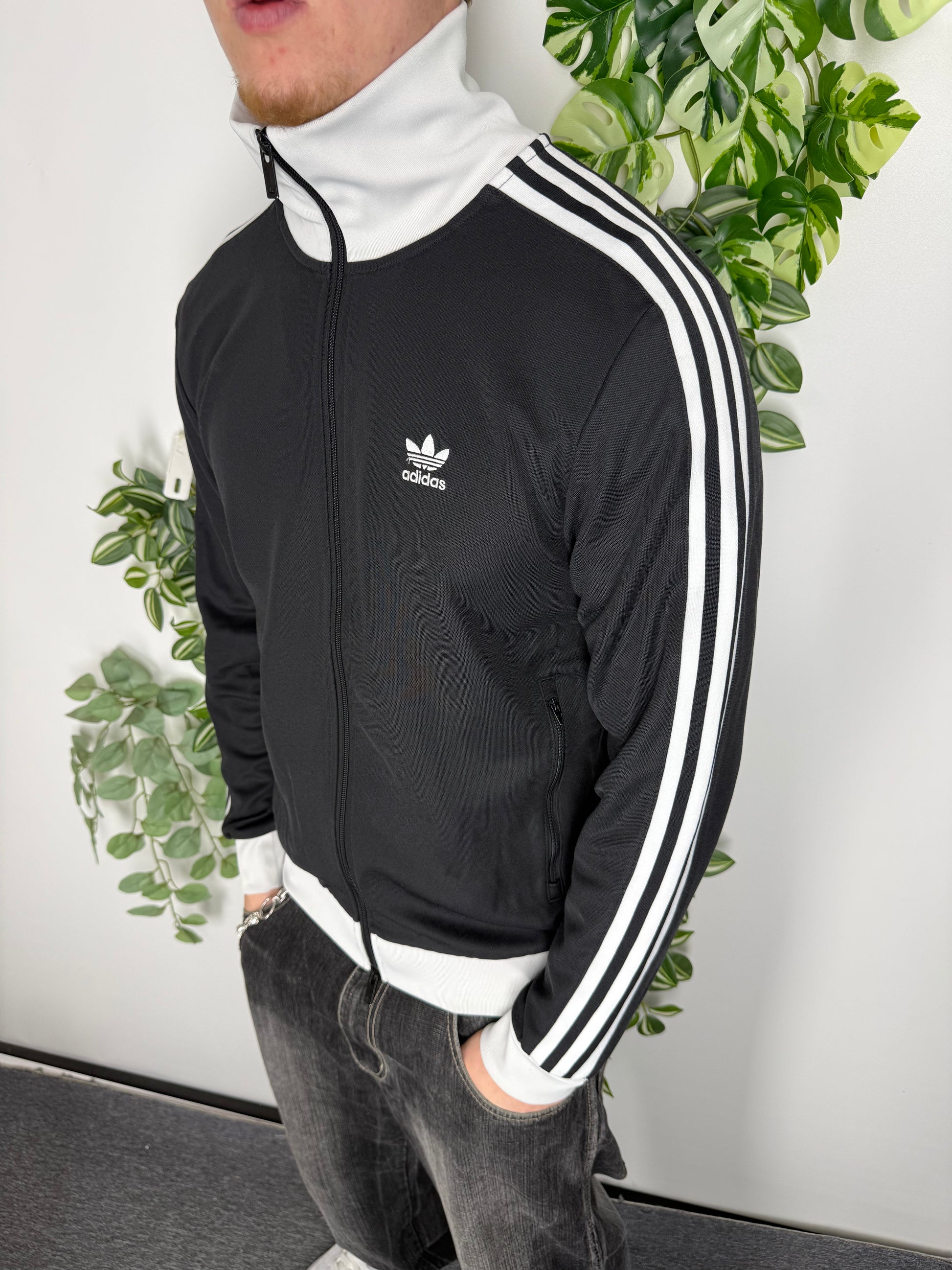 Adidas Originals Firebird Trainingsjacke in Schwarz, Größe M, Fitpic