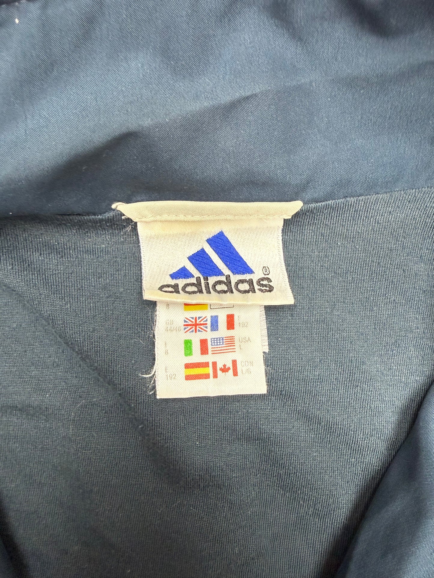 Adidas Trainingsjacke Creme Etikett