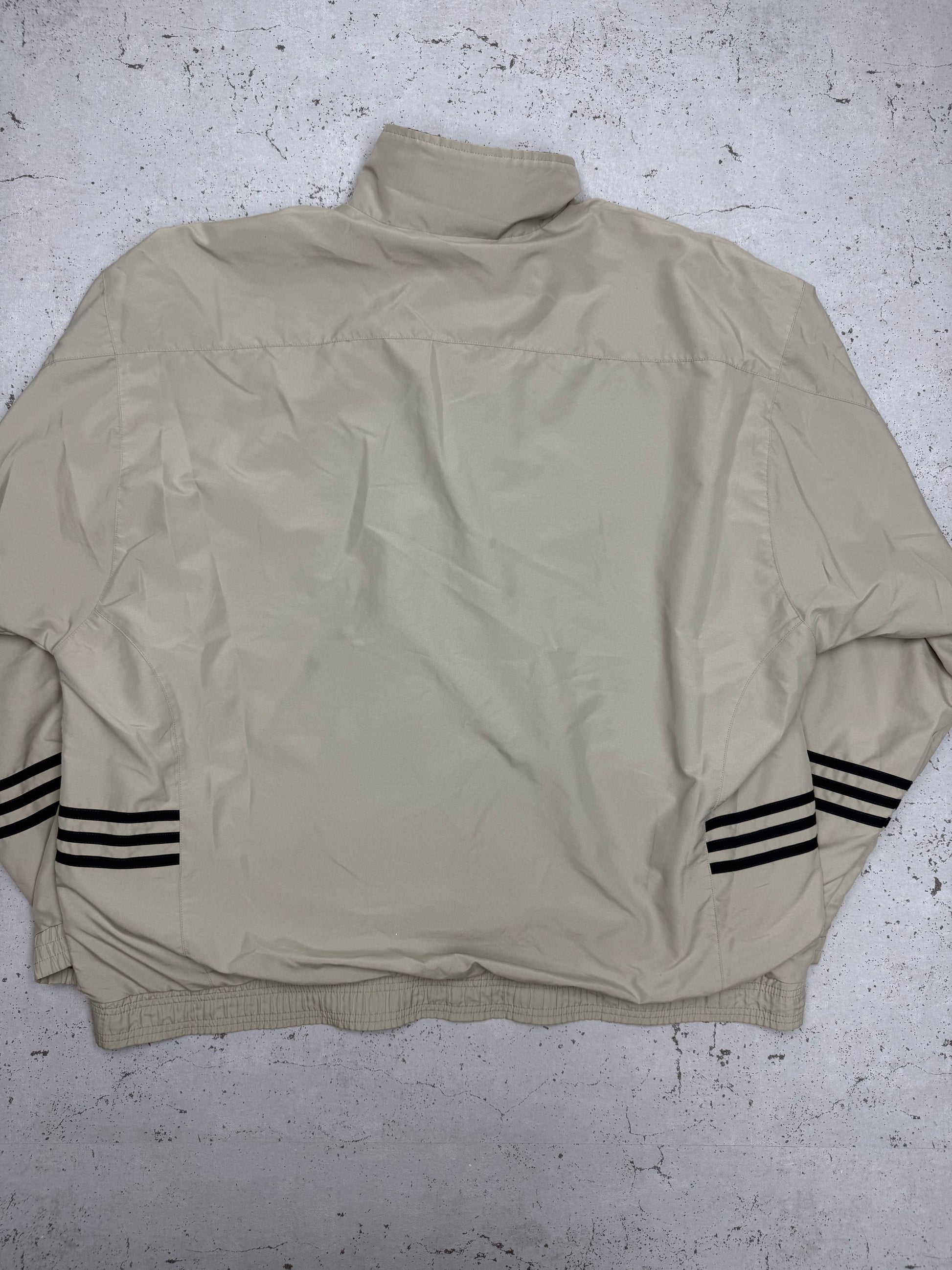 Adidas Trainingsjacke Creme Rückseite