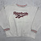 Reebok vintage Big Logo embroidery Crewneck grau M