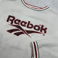 Reebok vintage Big Logo embroidery Crewneck grau M