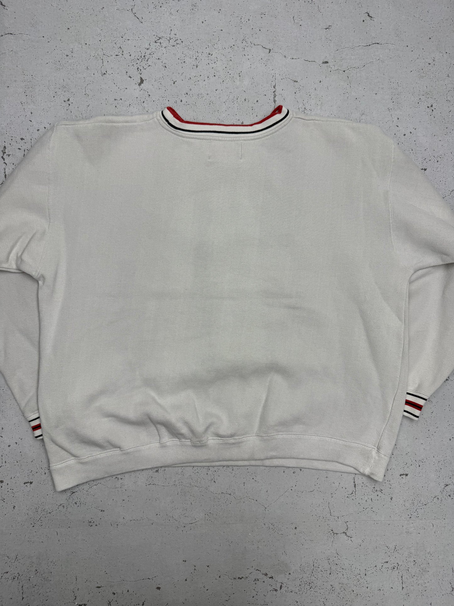 Reebok vintage Big Logo embroidery Crewneck grau M