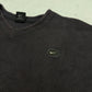 Nike vintage Sweatshirt Sweater Knitweat V-Neck schwarz washed XL