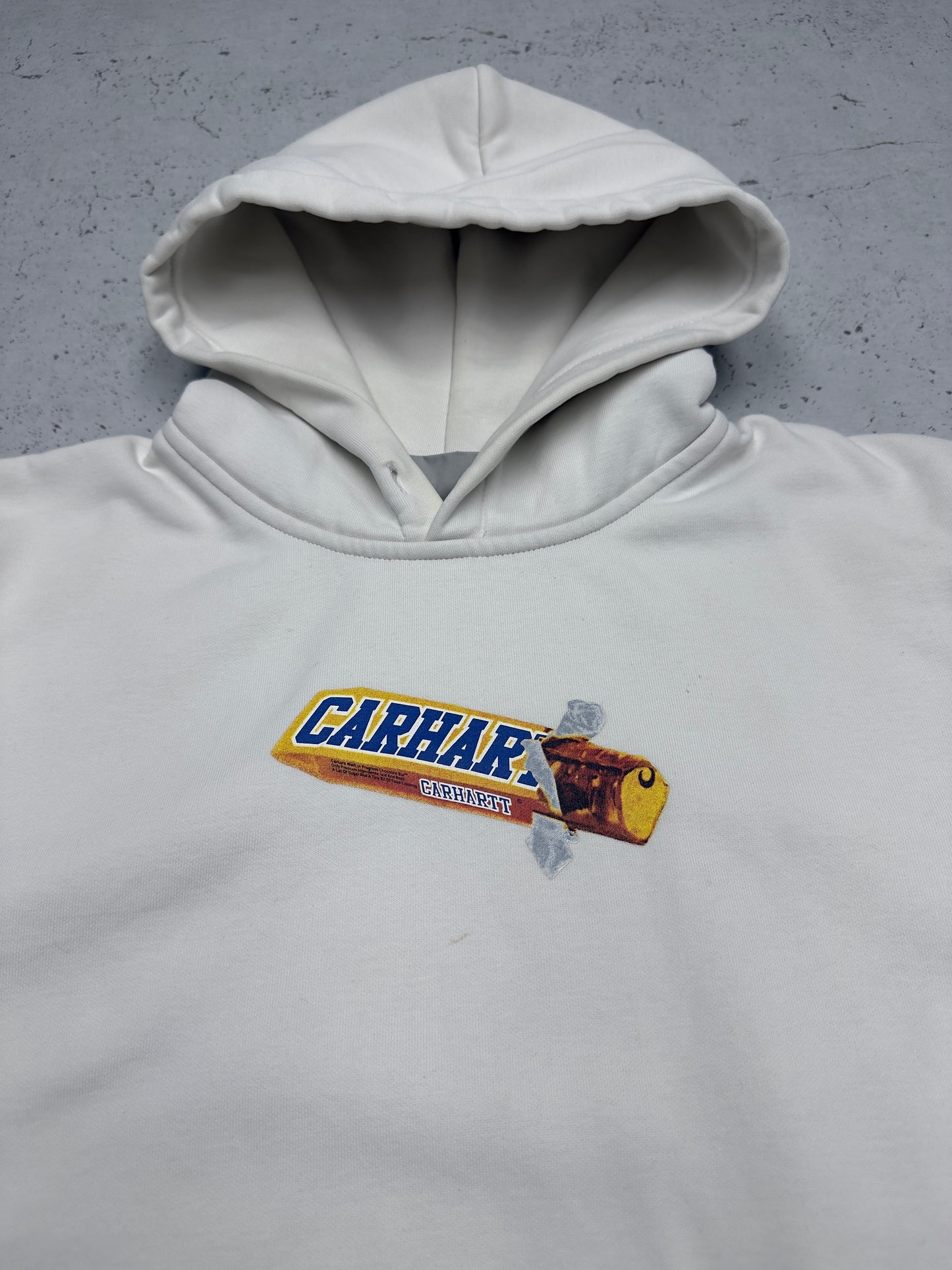 Carhartt Hoodie Creme Vorderseite