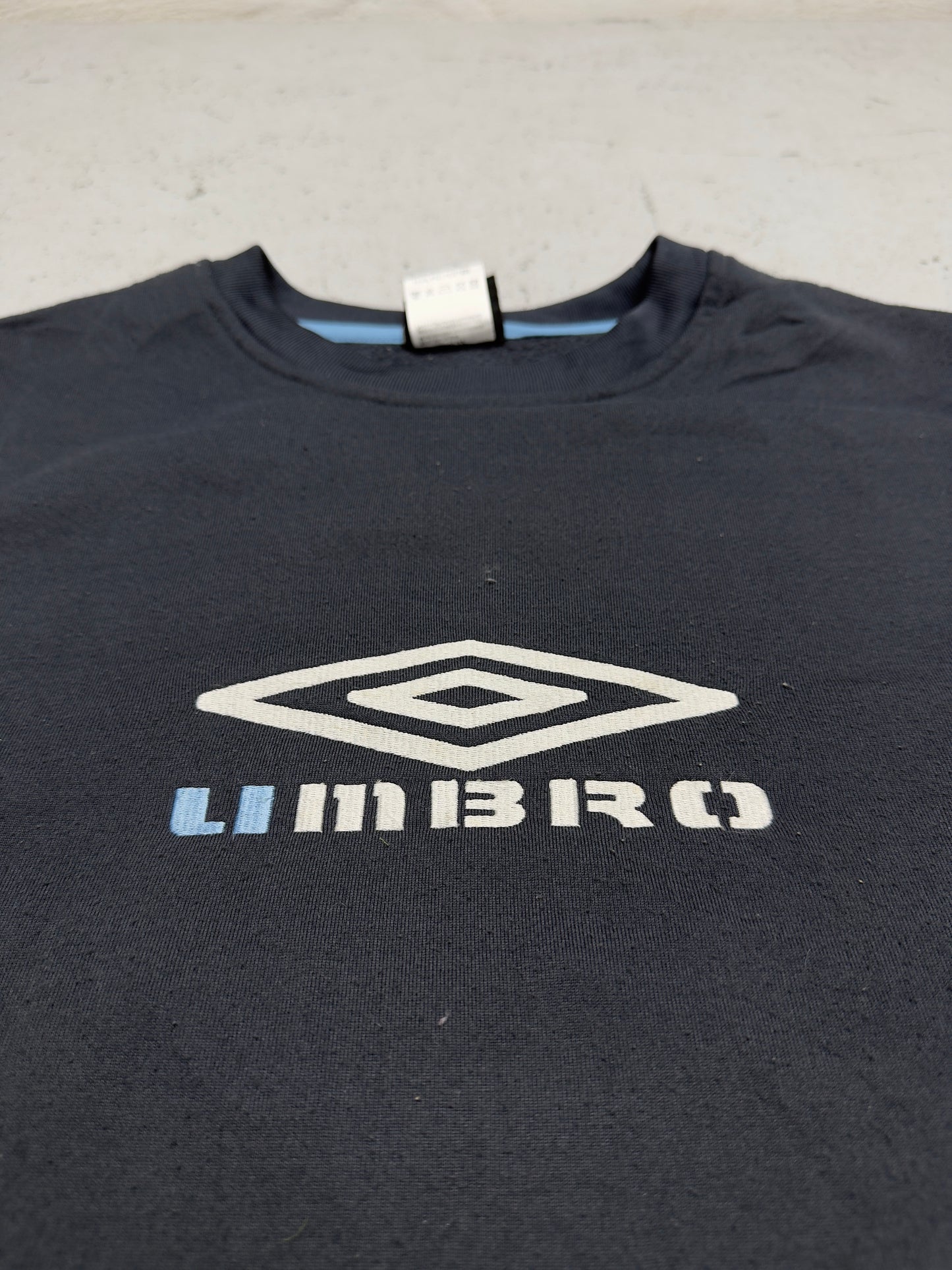 Umbro Sweatshirt Navy Logo Detail