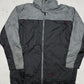 Nike vintage Windbreaker Trackjacket Jacke grau schwarz L