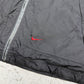 Nike vintage Windbreaker Trackjacket Jacke grau schwarz L