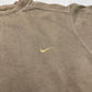 Nike Vintage Sweatshirt Khaki – Swoosh Nahaufnahme