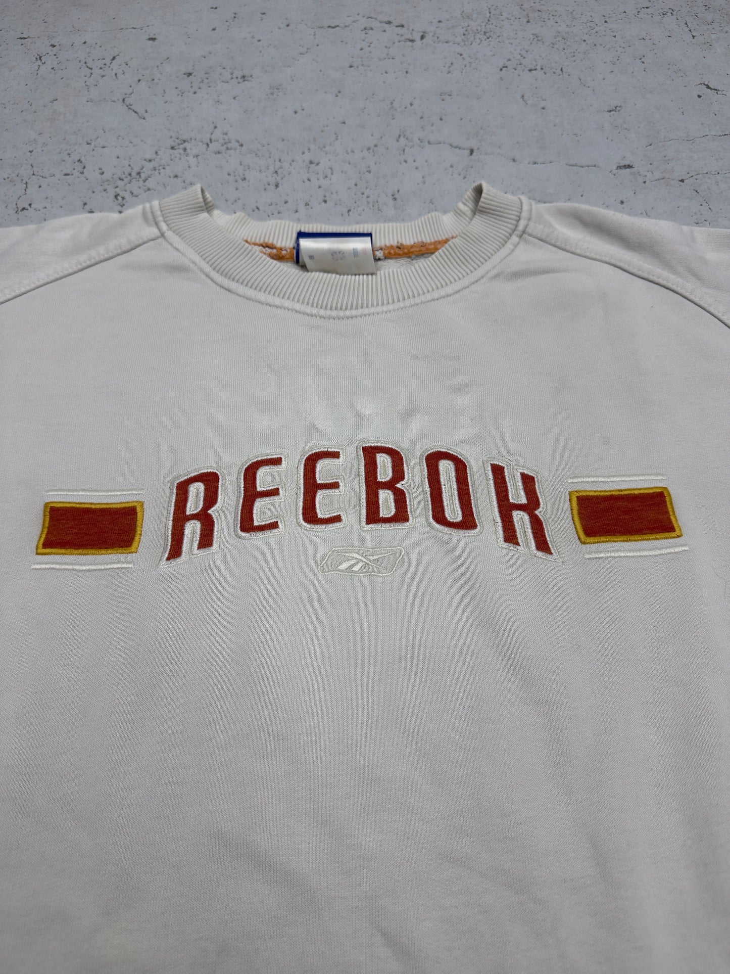 Reebok Sweatshirt Creme Logo Detail