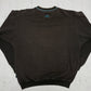 Adidas Vintage Sweatshirt Dunkelbraun – Ärmellogo