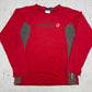 Reebok Vintage Langarmshirt Training Department Rot – Frontansicht flach