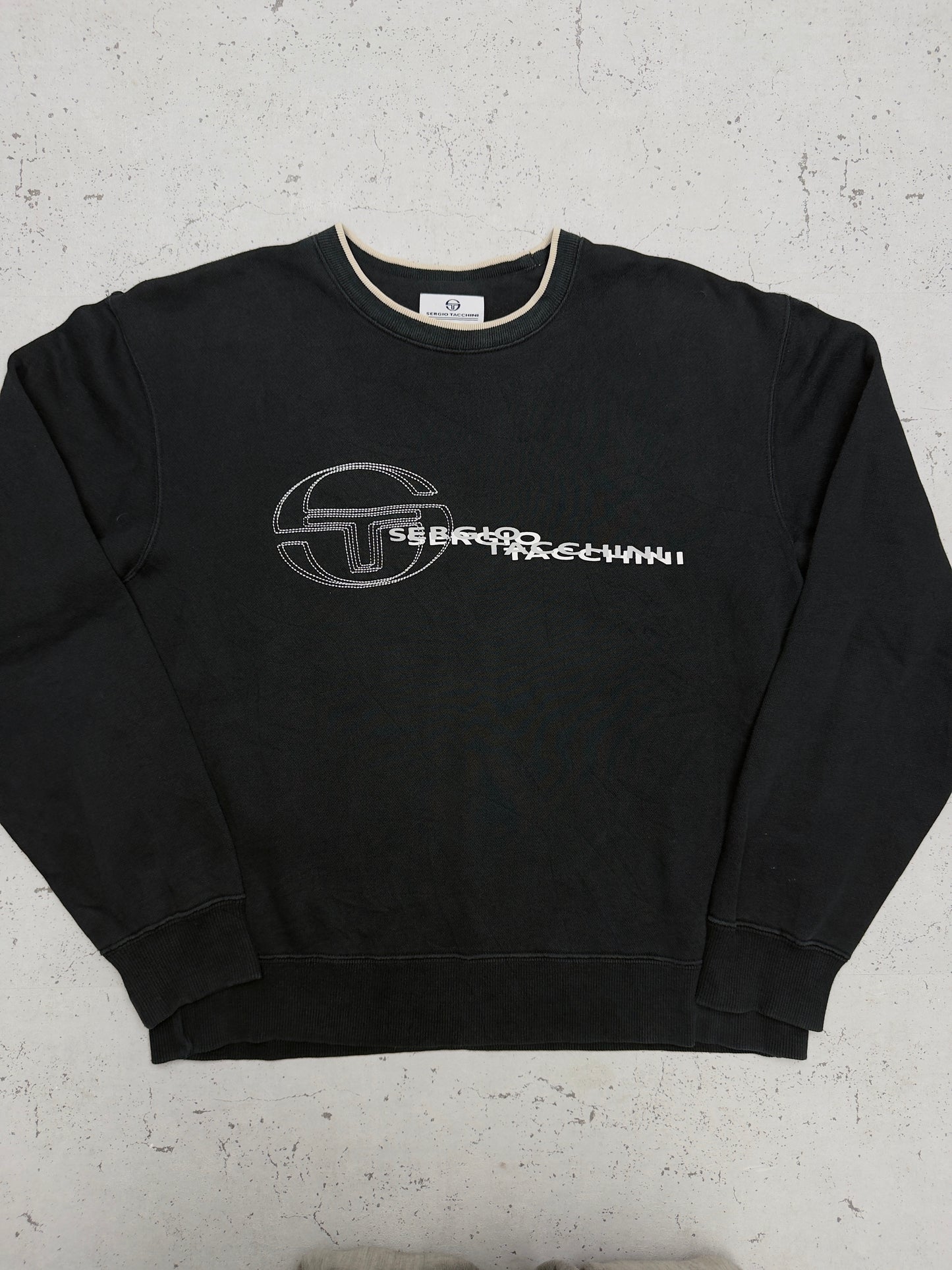 Sergio Tacchini Sweatshirt Schwarz Vorderseite