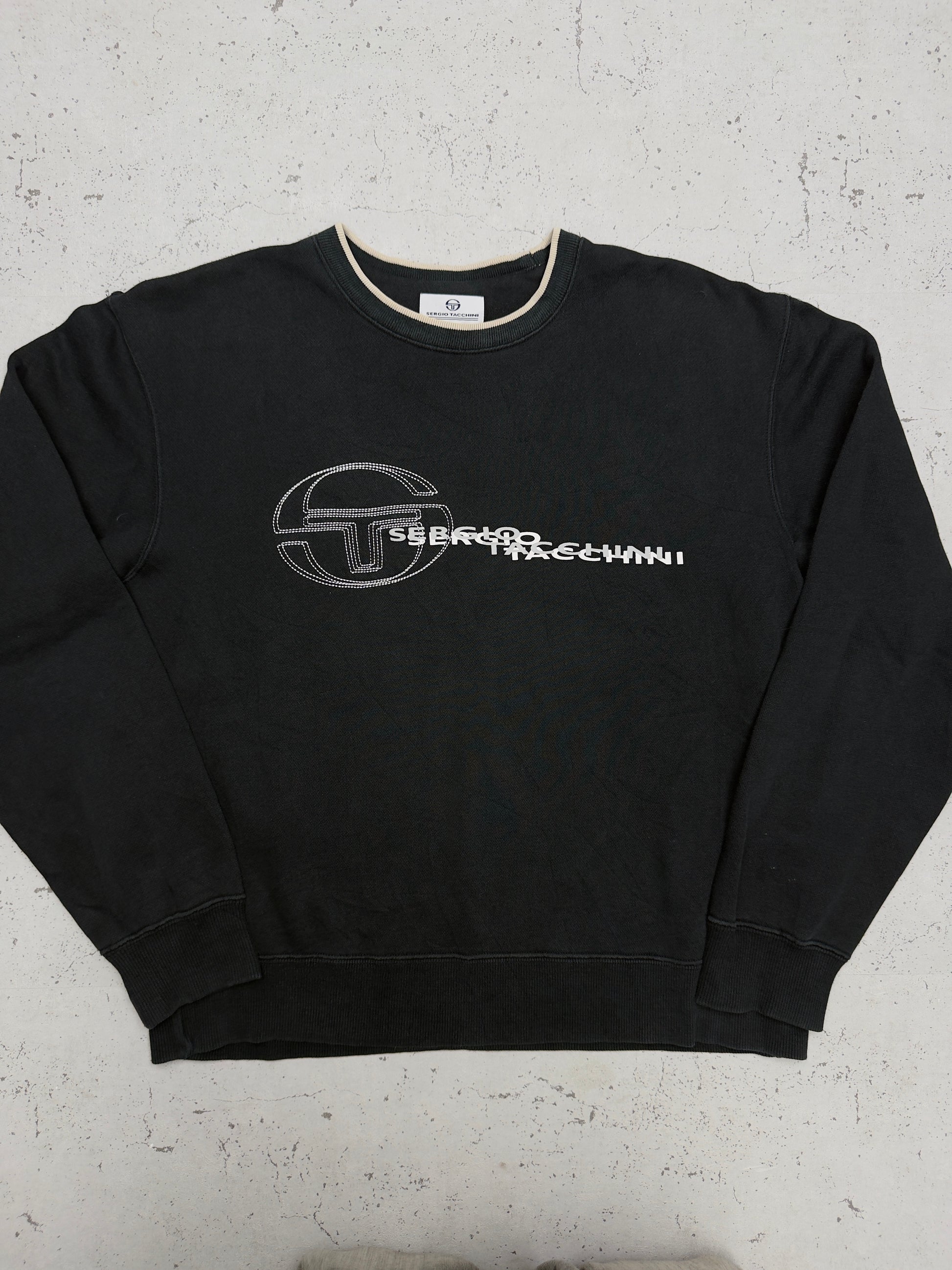 Sergio Tacchini Sweatshirt Schwarz Vorderseite