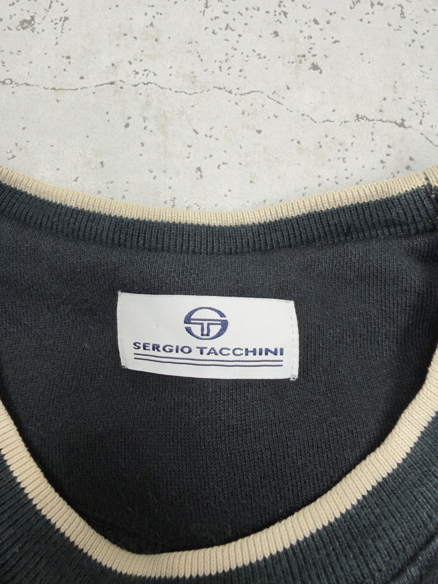 Sergio Tacchini Sweatshirt Schwarz Etikett