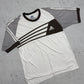 Adidas T-Shirt Weiß Braun Vorderseite