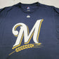 Majestic vintage Milwaukee Brewers Braun 8 T-Shirt Players Shirt blau S