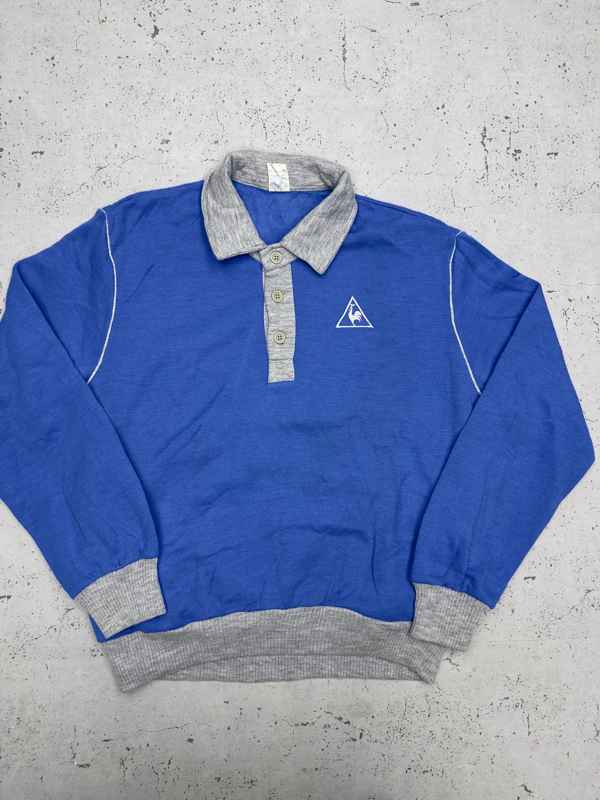 Le Coq Sportif Polo Blau Vorderseite