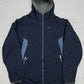 Nike Vintage Trainingsjacke Navy – Frontansicht flach
