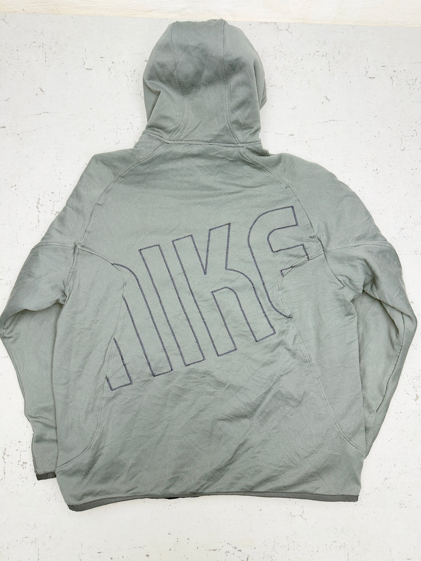 Nike Wendejacke Wendeseite Grau Logo Detail