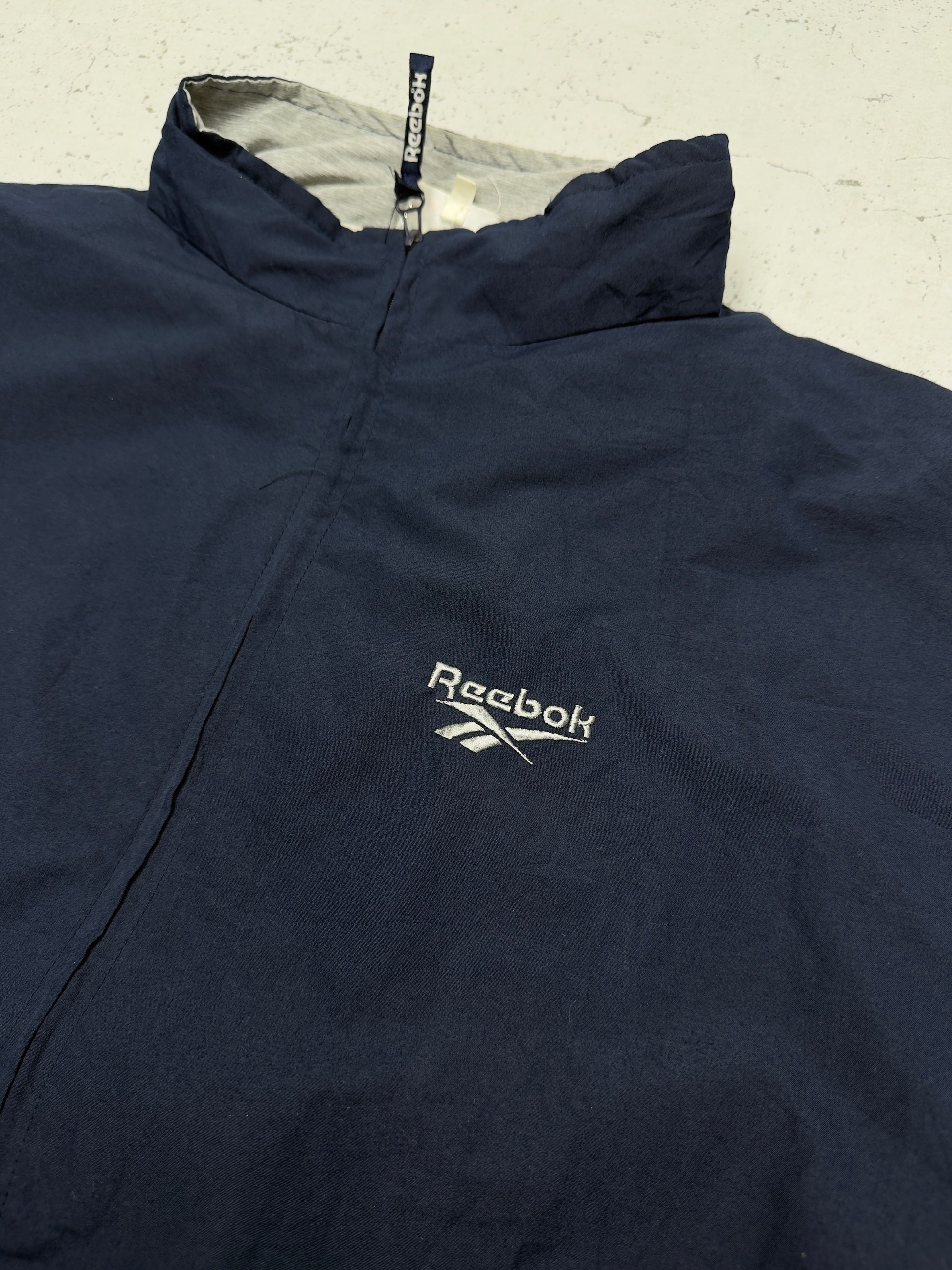 Reebok Vintage Trainingsjacke Navy – Frontlogo