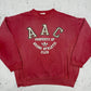Adidas Vintage Sweatshirt AAC Bordeaux – Frontansicht flach