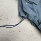 Adidas Trainingsjacke Blaugrau Detail Bund