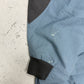 Adidas Trainingsjacke Blaugrau Rückenansicht flach