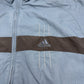 Adidas Trainingsjacke Blaugrau Logo Detail