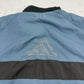 Adidas Trainingsjacke Blaugrau Logo Detail Schulter