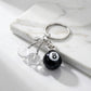 "Lucky Charm" Streetwear Silber Anhänger Billard Würfel Stern Charm Y2K