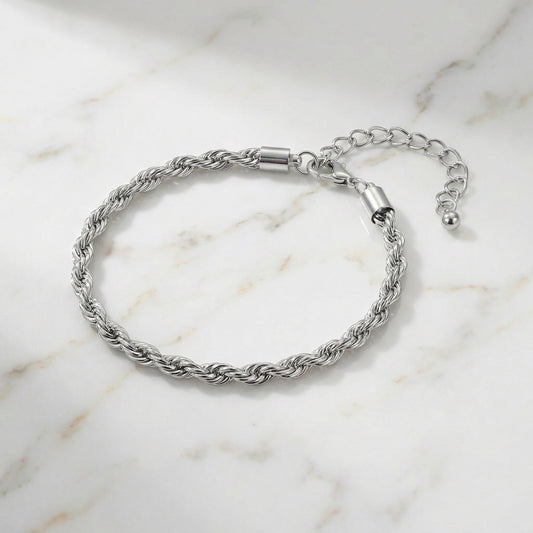 "Snake Brace" Streetwear Silber Armband Bracelet Silber Y2K