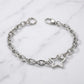 "StarBound" Streetwear silber Hosenkette mit Stern Charm Y2K Pants Chain
